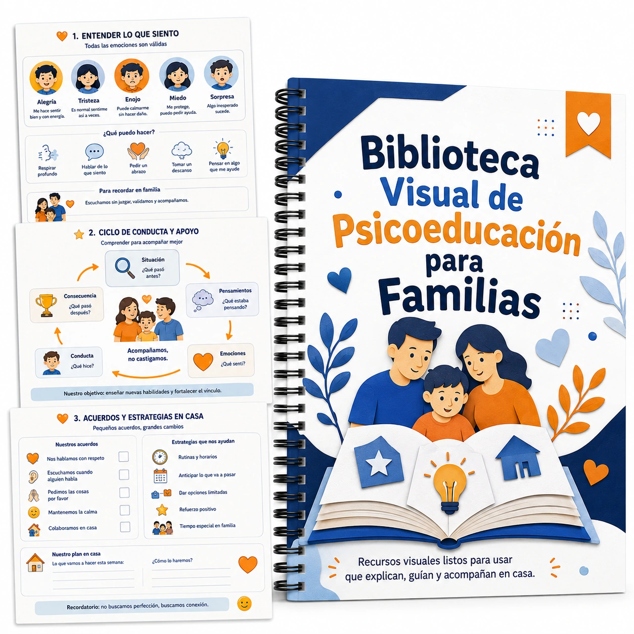 Biblioteca Visual de Psicoeducación para Familias