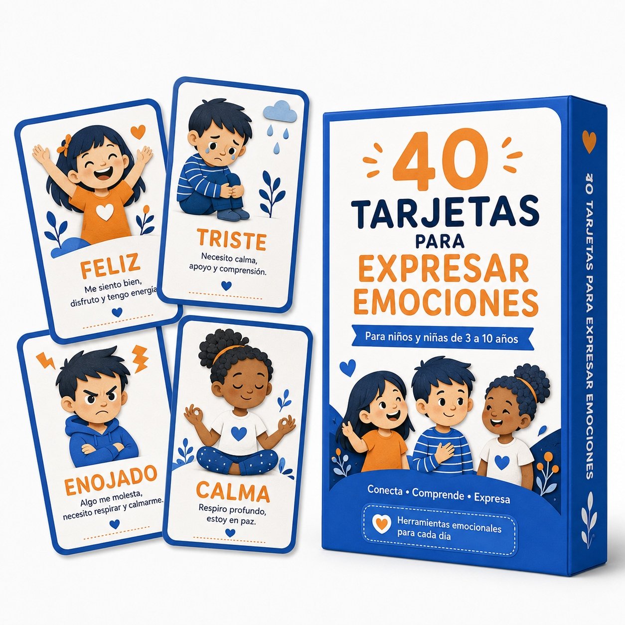 40 Tarjetas para Expresar Emociones